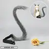 Accesorios de Cosplay de Orejas y Cola de Animal de Gato Estilo Japonés Lolita para Dropshipping Accesorios de Cola de Gato de Pelo Largo Hechos a Mano