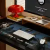 Mouse Pad Grande de Anime para Escritório, Estudo, E-Sports, Pad para Mesa de Computador com Borda de Bloqueio de Precisão