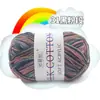 Hilo de tres cabos multicolor degradado, algodón leche, tejido a mano, grosor medio, hilo para bebé estampado, hilo para suéter de bebé e infantil, hilo de calidad de exportación