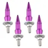 Nuevos Tornillos para Matrícula Puntiagudos de 45 mm, Estilo Americano 8V1 Universal + Rosca M6, Tornillos Universales para Matrícula para Uso Transfronterizo, Disponibles en Múltiples Colores