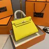 Bolsa Kelly Colorida Mais Vendida no Aliexpress, Bolsa de Mão Feminina Moda Europeia e Americana, Bolsa de Ombro Único Transversal de Alto Padrão para Mulheres