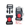 Hebilla de seguridad para collar de mascota de 25 mm, hebilla de presión de POM de 38 mm en stock, hebilla de presión curva de 20 mm