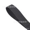 Venta al por mayor de fábrica borde de espiga negro cinta de grosor liso con grano americano correa de cuentas equipaje cinta de polipropileno