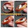 Foto real pulseira de jade um produto pulseira de ágata vermelha cor bonita pulseira de calcedônia de ágata pulseira de jade atacado
