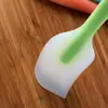 Rascador transparente todo incluido de silicona de alta temperatura, espátula para batir mantequilla de pastel y crema