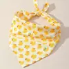 Nuevo babero para mascotas, accesorio de bufanda para perros, babero de patito amarillo para gatos y perros, nueva bufanda para el cuello