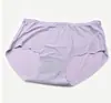 Preço Especial Oferta de Roupa Íntima Sem Costura Feminina Calcinhas de Seda Gelada Cor Sólida Roupa Íntima Básica em Estoque