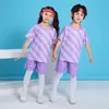 Uniforme de Fútbol para Niños Clase A Seda de Hielo Manga Corta Conjunto de Chándal Traje de Equipo de Competición Transpirable Secado Rápido Camiseta Ropa Deportiva de Moda