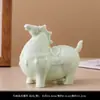 Adornos de Caballo Rojo de Cerámica para Atraer Riqueza, Caballo Tang Clásico Creativo, Decoración de Entrada de Oficina, Escritorio, Artesanías, Muebles