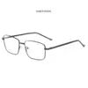 Armação de Óculos de Negócios Masculino Full-Frame Óculos com Haste de Mola Podem Ser Equipados com Lentes de Miopia Prescritas Armação de Óculos Anti-Luz Azul