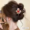 Pinza de Garra Floral de Gama Alta para Cabello con Mucho Volumen, Pasador para el Cabello de Mujer para la Parte Posterior de la Cabeza, Nuevo Estilo 2026 Pinza de Tiburón Accesorio para el Cabello