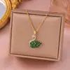Collar de Cisne con Circonita de Cobre de Lujo de Moda con Diamantes Completos para Mujer, Cadena para Clavícula Versátil de Acero de Titanio de Nicho