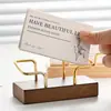 Portatarjetas de Madera Maciza Creativo Portatarjetas de Negocios para Oficina Caja para Tarjetas de Presentación Caja de Almacenamiento para Tarjetas Portatarjetas de Negocio