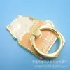 Anillo con Hebilla de Soporte de Oso Perezoso de Dibujos Animados Lindo Metal Chapado Pintura Soporte de Anillo para Teléfono Móvil Personalización