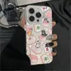 Funda Divertida de Gato Mahjong para Teléfono Móvil Apple 11Promax iPhone17 Suave y Linda 16 Agujeros Grandes 15 Carcasa Dura 14