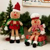 Adornos de Figuras de Hombre de Jengibre Navideño Transfronterizos, Muñecas de Punto Vintage, Accesorios y Decoraciones para Nochebuena al por Mayor