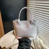 Bolsa de Mão Simples e Estilosa 2026 Verão Nova Bolsa Saco com Textura Retrô Bolsa Feminina Tendência Bolsa de Ombro Transversal para o Dia a Dia