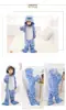 Pijama de Vaca de Dibujos Animados Súper Lindo Invierno Niños Niños Grandes Animales Pijama de Una Pieza Niñas Otoño e Invierno Venta al por Mayor