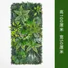 Parede de plantas verdes artificiais personalizada, parede de plantas artificiais com orquídeas, capim milanês, capim misto, fundo de decoração de parede de grama artificial