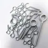 Tornillo de ojo de buey galvanizado con argolla de elevación con gancho de argolla argolla cerrada argolla de ojo de buey tornillo M6 M4 M5 M3 M8 perno