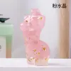 Gota de Pegamento de Grava de Cristal Natural Transfronteriza Modelo de Torso Femenino Adornos Artesanías de Resina Adornos de Decoración para el Hogar