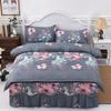 Precio Bajo Al Por Mayor Falda de Cama Juego de Cuatro Piezas Planta Cachemira Tres Piezas Estilo Princesa Hogar Estilo Coreano Ropa de Cama Cabello
