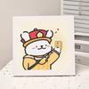 Animación de Dibujos Animados Nueva Pintura de Diamantes Kuromi DIY Juguetes de Pintura de Diamantes Hechos a Mano para Niños con Marco de Fotos Mesa Regalo