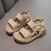 Sandálias Infantis, Novo Estilo de Verão Sandálias para Meninos, Sapatos de Praia Antiderrapantes com Solado Macio para Meninos, Sandálias Esportivas Respiráveis para Crianças de Meia-Idade e Grandes
