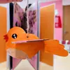 Pingente de Pássaro de Madeira DIY Pintura Colorida Artesanal Enfeites Criativos para Crianças Festival Festa Enfeites de Madeira Venda por Atacado