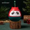 Caixa de Maçã de Natal Panda Boneco de Neve Caixa de Presente de Plástico Véspera de Natal Caixa de Presente de Maçã para Crianças Caixa de Embalagem para Presente