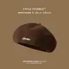 Boina de Fieltro de Lana Gruesa Retro Otoño e Invierno Talla Grande Hace que la Cara se Vea Más Pequeña Sombrero de Calabaza Estilo Coreano Moda Sombrero de Pintor para Mujer