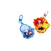 Chaveiro de Acrílico Personalização Logo da Empresa Suporte de Figura Mercadoria de Anime Peças de Acrílico Desenho Animado Pingente Pequeno