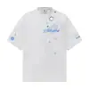 Camiseta de Manga Corta con Bordado de Copo de Nieve y Letra para Hombre Primavera y Verano Nuevo Estilo 2026 Universitaria Cuatro Colores Fresca Holgada Casual Top para Mujer