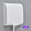 Cubierta impermeable para enchufe calefactable y ampliable tipo 86, interruptor de fugas para inodoro y baño, caja a prueba de salpicaduras, cubierta protectora para calentador de agua
