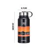 Copo Térmico de Grande Capacidade para Esportes ao Ar Livre Copo de Água para Escritório Masculino Aço Inoxidável 304 Vácuo Portátil Copo Térmico Atacado