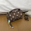 Bolso niche de lunares Shuai Mi Jia para mujer, nuevo bolso cuadrado pequeño cruzado de moda otoño 2026, bolso de mano exquisito y elegante