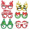 Gafas de decoración navideña traje festivo adulto niños regalo de Navidad suministros para fiestas accesorios para fotos