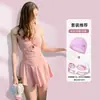 Traje de Baño de Color Sólido Adelgazante Moderno Conservador Sexy Popular Venta al por Mayor Traje de Baño Moldeador de Cintura Estilo Falda para Mujer