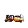 Gran Colección de Frutas Talladas en Madera: Calabaza, Uva, Manzana, Adornos de Madera Maciza para Sostener en la Mano, Colgantes de Frutas Variadas Retorcidos a Mano, Venta Directa de Fábrica