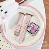 Pulseira de couro fina, estreita e dupla face adequada para Apple 10, S11, Huawei 11, Fit5, GT6, pulseiras Xiaomi