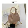 Bolso de Mano de Color Sólido a la Moda con Perlas para Mujer 2023 Venta Caliente Transfronteriza Bolso de Mujer de Moda Tendencia Elegante Versátil