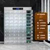 Gabinete de Cubiertos de Acero Inoxidable, Gabinete de Desinfección para Comedor Escolar, Gabinete de Platos con Múltiples Compartimentos, Gabinete de Desinfección y Secado a Alta Temperatura, Almacenamiento