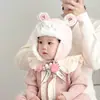 Sombrero de Dibujos Animados Estilo Lei Feng Coreano Lindo Súper Lindo para Bebé Cálido Cortavientos Protección para Orejas Sombrero de Punto para Niños Otoño e Invierno