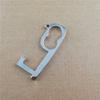 Chaveiro de isolamento direto da fábrica artefato de chaveiro de porta de metal chaveiro de controle anti-contato de vírus de prevenção de epidemia