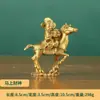 Latão imediatamente ganhar imediatamente lingote imediatamente Deus da Riqueza artesanato de cobre decoração de casa zodíaco cavalo desktop pequenos objetos