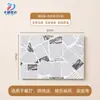 Papel a Prueba de Aceite de Grado Alimenticio Transfronterizo Personalizado Papel para Envolver Hamburguesas Papel para Envolver Sándwiches Papel a Prueba de Aceite Papel Recubierto Personalizado