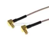 Cabo de conexão RF MCX-J macho para MCX-K fêmea cabo coaxial adaptador MCX-JJ alimentador