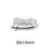 Emblema Nacional Saudita Insígnia Adesivo para Celular Padrão Palmeira e Cimitarra Insígnia de Metal Presente Comemorativo Fonte de Fábrica Transfronteiriça