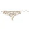 2025 Nuevo Estilo Transfronterizo Sexy Exagerado Collar de Pedrería Europeo y Americano Club Nocturno Fiesta de Baile Collar Gargantilla Completo de Diamantes con Forma de Flor