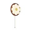 Lámpara de Pared para Dormitorio de Segunda Mano Flor de Margarita Pequeña Atmósfera Decoración de Sala de Estar Color Nogal Flor Cremallera Protección Ocular Lámpara de Pared de Fondo